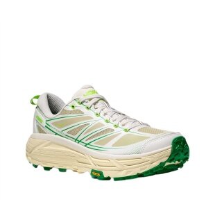 Hoka Trail-Laufschuhe Mafate Speed 2 weiss/beige/grün Damen