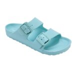 Holster Sandale Sundreamer Slide hellblau Damen
