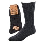 HomeOfSocks Wollsocken 100% Virgin Wool grau - 1 Paar