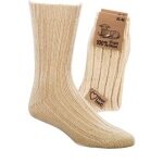 HomeOfSocks Wollsocken 100% Virgin Wool weiss - 1 Paar