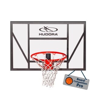 Hudora Basketballkorb Competition Pro (Basketballboard für die Wandmontage)