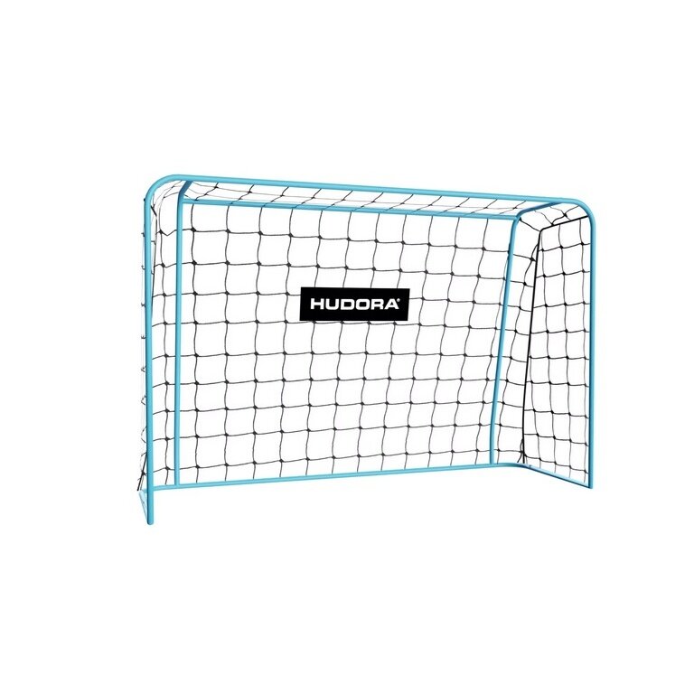 Hudora Fussballtor Start 180 (robust, langlebig) cyanblau - 180x120x60cm