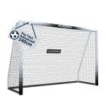 Hudora Fussballtor Pro Tect 240 Advanced (hochwertig, langlebig, einfacher Aufbau) weiss - 240x160x85cm