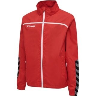 hummel Sport-Trainingsjacke hmlAUTHENTIC Training Jacket (wetterbeständige, Reißverschlusstaschen) rot Kinder
