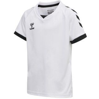 hummel Sport-Tshirt hmlCORE Volley Tee (Polyester, Jerseystoff) Kurzarm weiss Kinder
