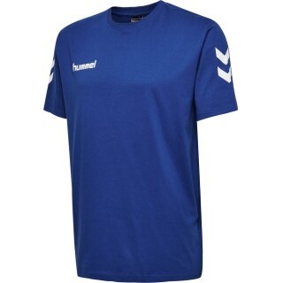 hummel Sport/Freizeit-Tshirt hmlGO Cotton (Baumwolle) Kurzarm dunkelblau Herren