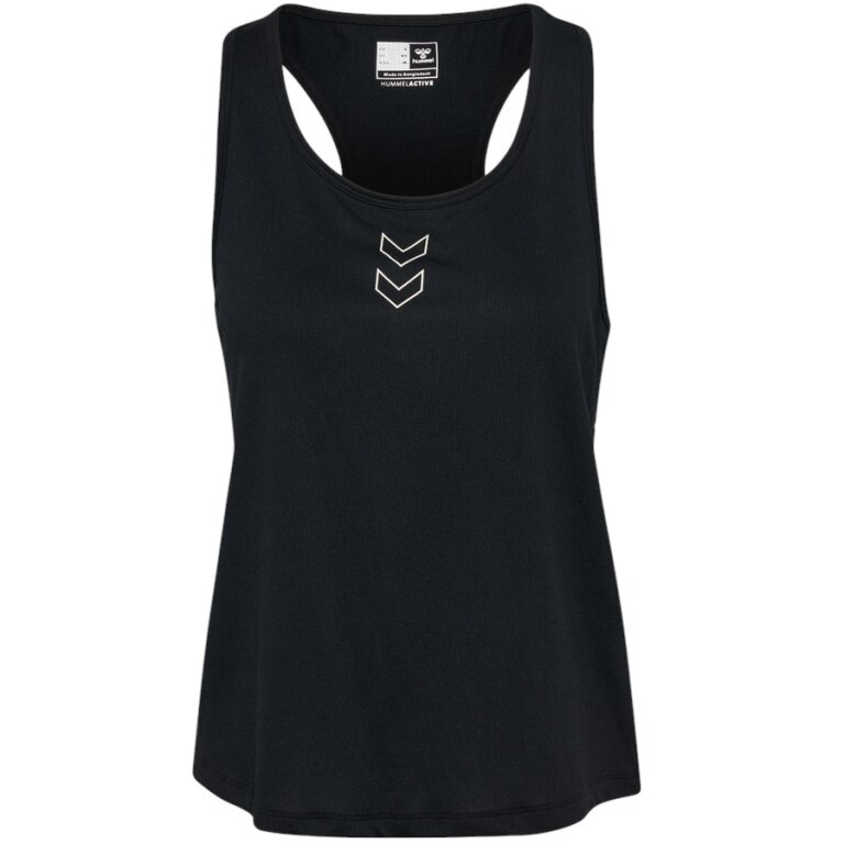 hummel Tanktop hmlCOURT Light Weight (atmungsaktiv, leicht) schwarz/grau Damen