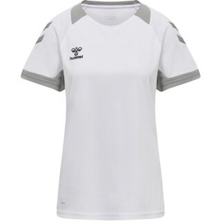 hummel Sport-Shirt (Trikot) hmlLEAD Poly Jersey (Mesh-Material) Kurzarm weiss Damen