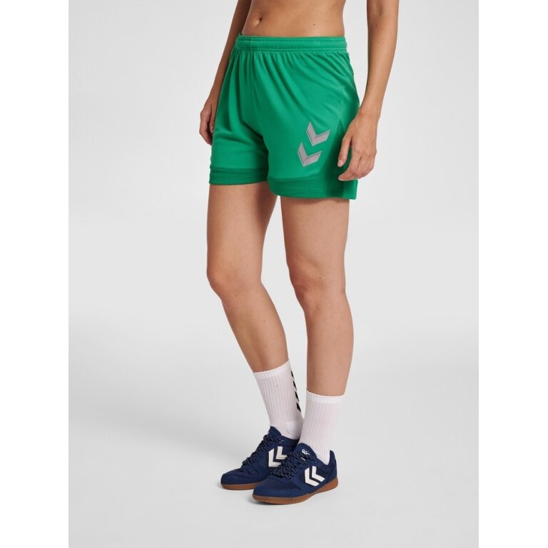 hummel Sporthose hmlLEAD Poly Shorts (Mesh-Stoff, ohne Seitentaschen) Kurz  grün Damen online bestellen