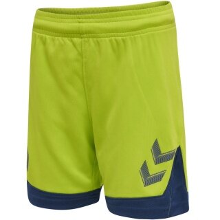 hummel Sporthose hmlLEAD Poly Shorts (Mesh-Stoff, ohne Seitentaschen) Kurz limegrün Kinder