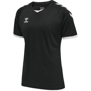 hummel Sport-Tshirt hmlCORE Volley Tee (Polyester, Jerseystoff) Kurzarm schwarz Herren