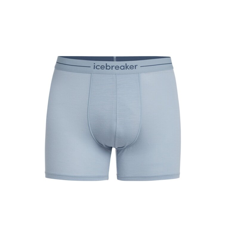 Icebreaker Boxershort Anatomica (Merinowolle) Unterwäsche hellblau Herren