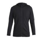 Icebreaker Kapuzenjacke Merino 260 Quantum IV Zip-Hoodie (100% Merinowolle) schwarz Herren