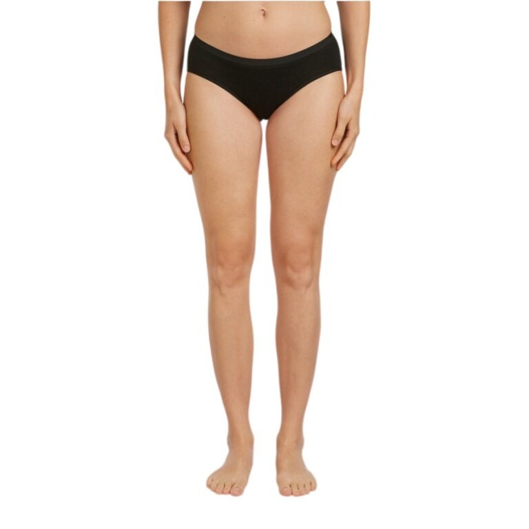 Icebreaker Unterwäsche Slip Siren Hipkini (Merinowolle) schwarz Damen