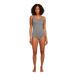 Icebreaker Unterwäsche Tank Top Siren - Merinowolle - grau Damen