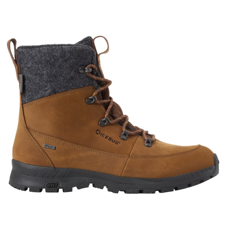 Icebug Winterstiefel Adak ReWool NT (Primaloft®-Bio-Isolierung, wasserdicht, weit) 2025 coffebraun Herren