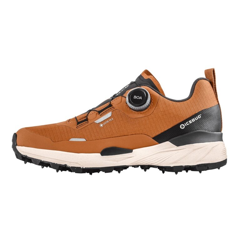 Icebug Wanderschuhe Rover 2 BUGrip GTX (wasserdicht, BOA®-Fit-System, mit Spikes) 2025 orange Herren
