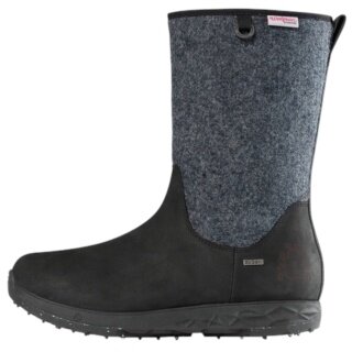 Icebug Winterstiefel Grove ReWool BUGrip (wasserdicht, mit Spikes) grau/schwarz Damen