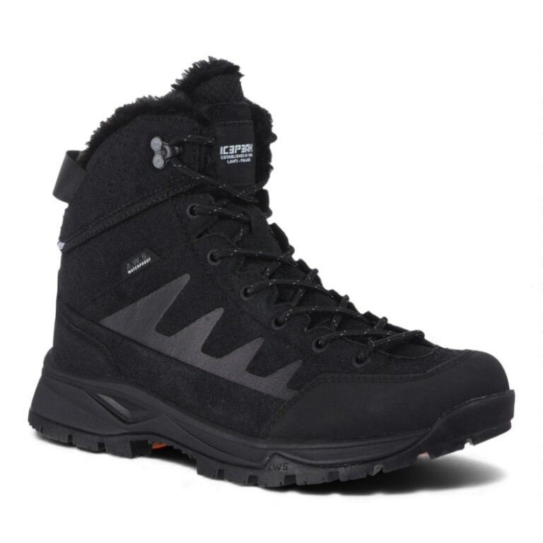 Icepeak Winterschuhe Arezzo (warm gefüttert, wasserdicht) schwarz Herren