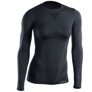 Iron-IC Langarmshirt Thermic (sehr warm) Ünterwasche schwarz/grau Damen