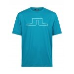 J.Lindeberg Tennis-Tshirt Bridge Graphic hellblau Herren
