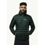 Jack Wolfskin Winter-Daunenjacke Passamani 2024 (sehr warm,wasserdicht, winddicht) dunkelolivgrün Herren
