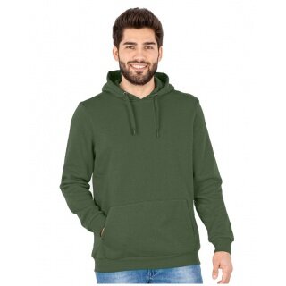JAKO Freizeit Kapuzenpullover Hoodie Organic (Bio-Baumwolle) olivegrün Herren