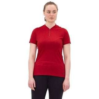 JAKO Freizeit-Polo Pro Casual (Polyester-Stretch-Jersey) rot Damen