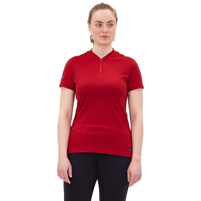 JAKO Freizeit-Polo Pro Casual (Polyester-Stretch-Jersey) rot Damen
