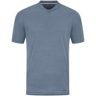 JAKO Freizeit-Polo Pro Casual (Polyester-Stretch-Jersey) smokeblau Herren