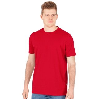 JAKO Freizeit Tshirt Doubletex (Polyester/Baumwolle) rot Herren