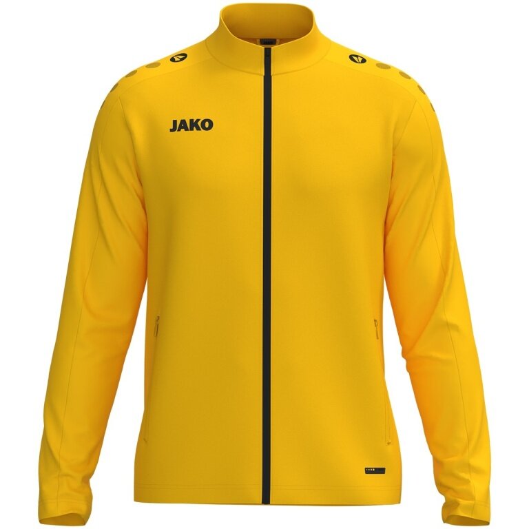 JAKO Freizeitjacke One (100% rec. Polyester) gelb Herren