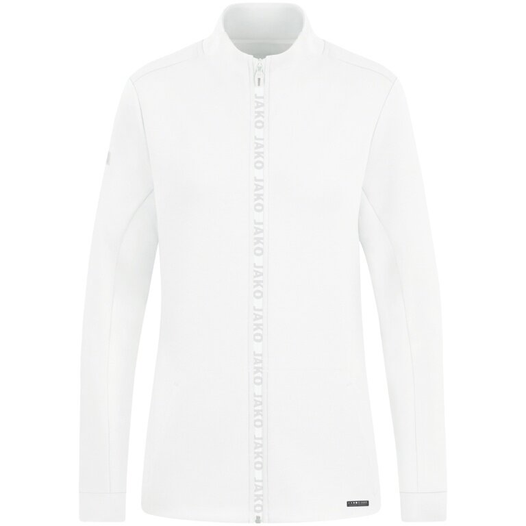 JAKO Freizeitjacke Pro Casual (elastisches Material, Seitentaschen) weiss Damen