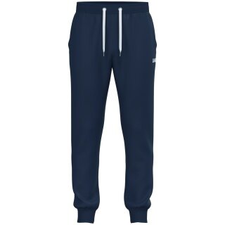 JAKO Jogginghose One Cotton mit Bündchen (Mischgewebe) lang marineblau Kinder