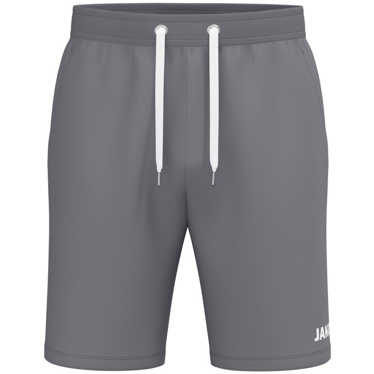 JAKO Joggingshort One (Baumwolle-Mischung) kurz grau Kinder