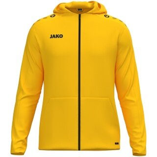 JAKO Kapuzenjacke One (Innenseite aus Micro-Fleece,) gelb Damen