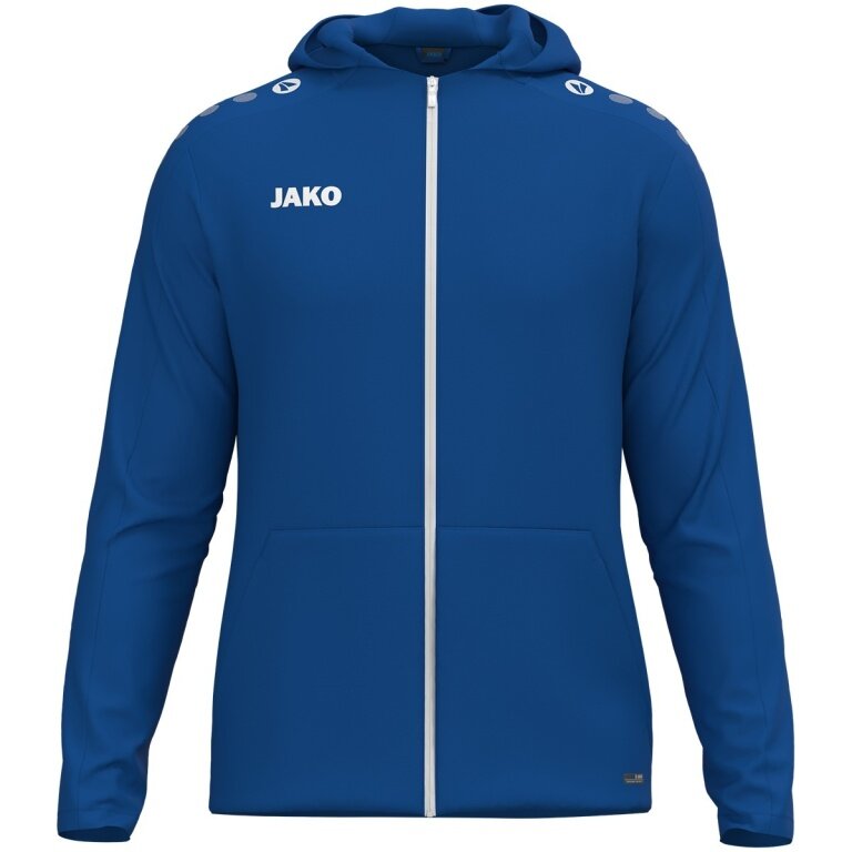 JAKO Kapuzenjacke One (Innenseite aus Micro-Fleece,) royalblau Damen