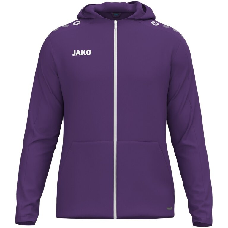 JAKO Kapuzenjacke One (Innenseite aus Micro-Fleece,) violett Damen