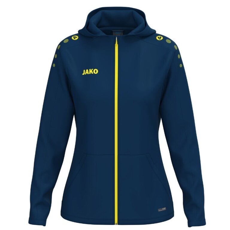 JAKO Kapuzenjacke One (Innenseite aus Micro-Fleece,) navyblau Damen
