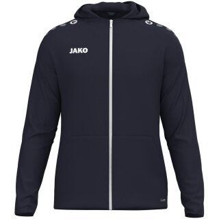 JAKO Kapuzenjacke One (Innenseite aus Micro-Fleece, 100% rec. Polyester) marineblau Herren