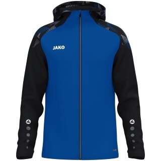 JAKO Kapuzenjacke Sonic (strapazierfähig, weiches Tragegefühl) royalblau/schwarz Kinder