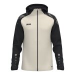 JAKO Kapuzenjacke Sonic (strapazierfähig, weiches Tragegefühl) beige/schwarz Herren