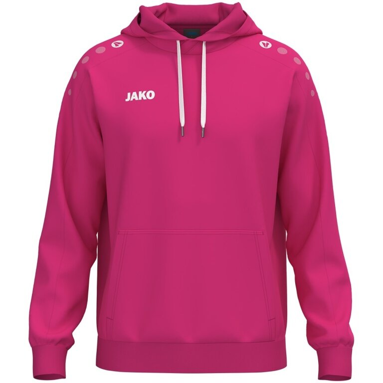 JAKO Kapuzenpullover One Sweat (Baumwolle-Mischung) rosa Herren