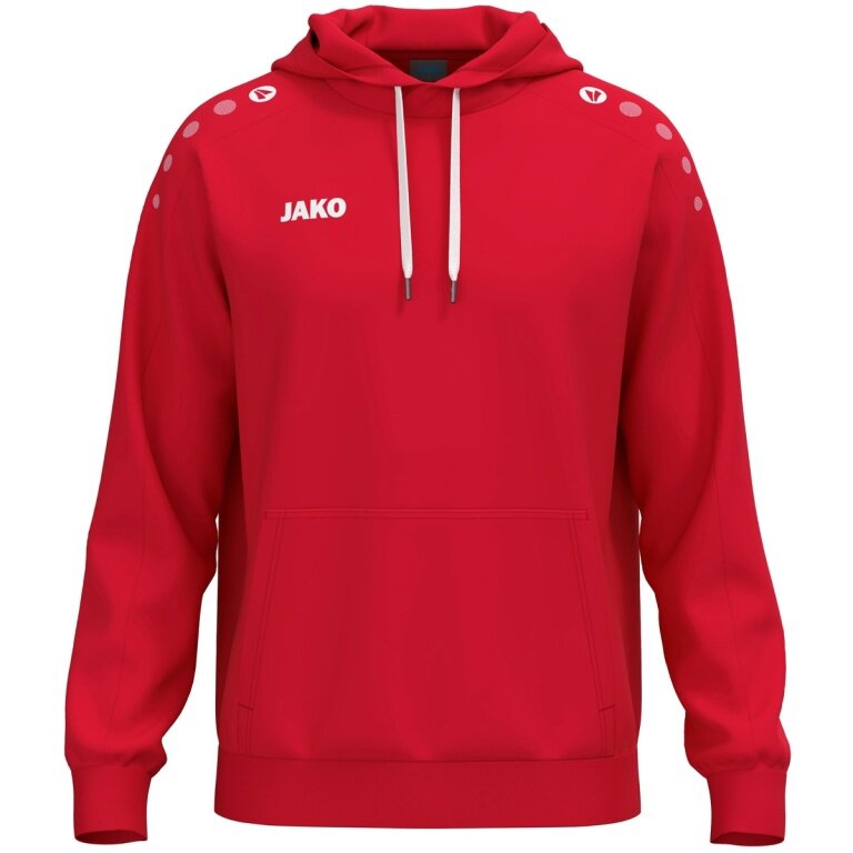 JAKO Kapuzenpullover One Sweat (Baumwolle-Mischung) rot Kinder