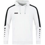 JAKO Kapuzenpullover (Hoodie) Power Kapuzensweat (Bio-Baumwolle) weiss Kinder