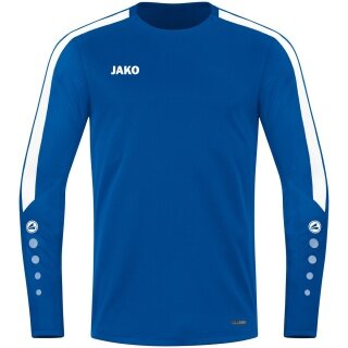 JAKO Sport-Langarmshirt Sweat Power (rec. Polyester, hohe Bewegungsfreiheit) royalblau Kinder