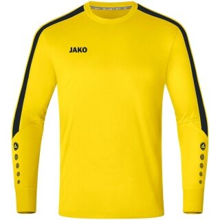 JAKO Sport-Langarmshirt TW-Trikot Power (Polyester-Interlock) gelb Herren