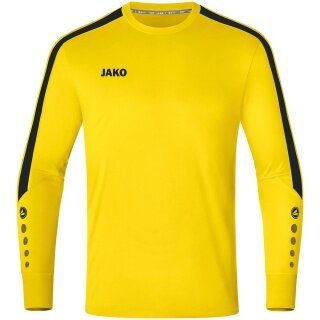 JAKO Sport-Langarmshirt TW-Trikot Power (Polyester-Interlock) gelb Kinder