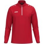 JAKO Langarmshirt Ziptop One (100% rec. Polyester, Innenseite aus Micro-Fleece) rot Herren