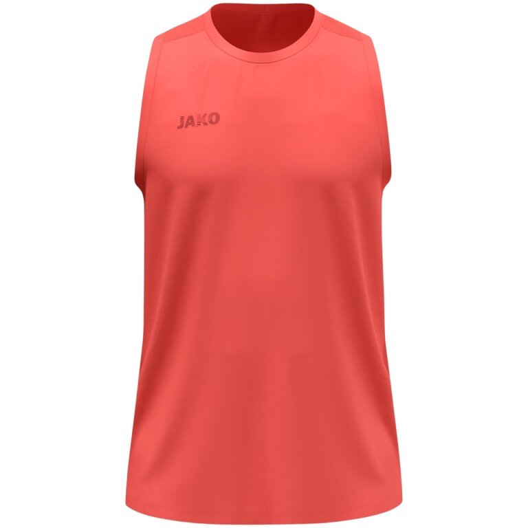 JAKO Lauf-Tanktop Light Flow (ärmellos) coralrot Herren